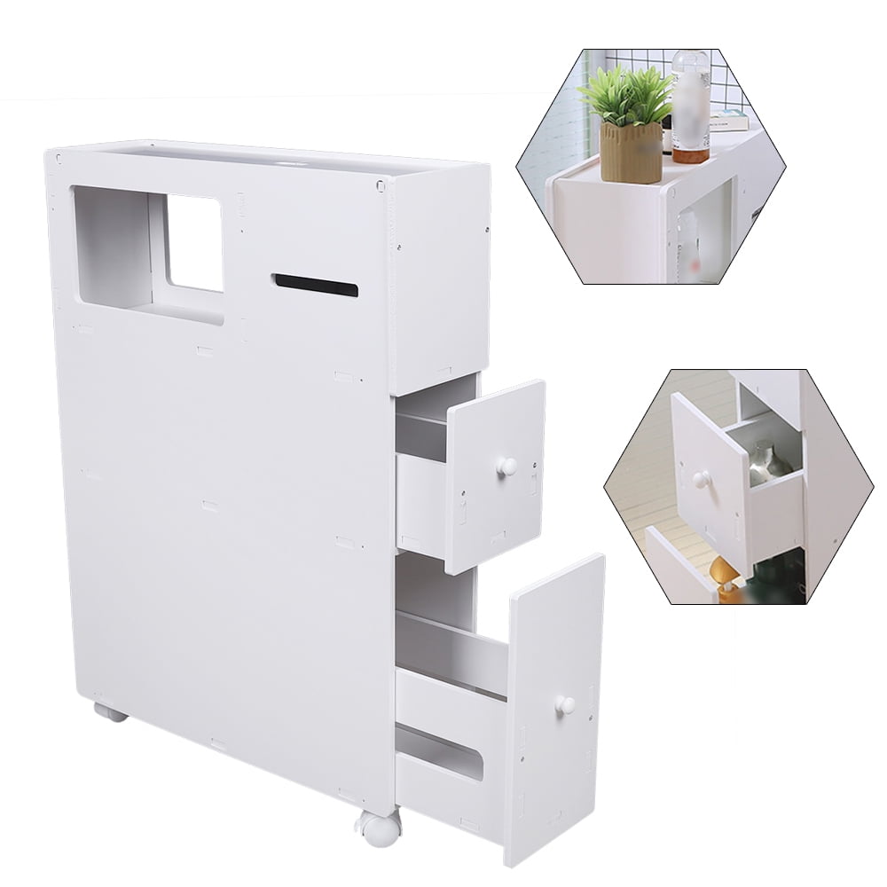 🚪 Slim Bathroom Floor Cabinet