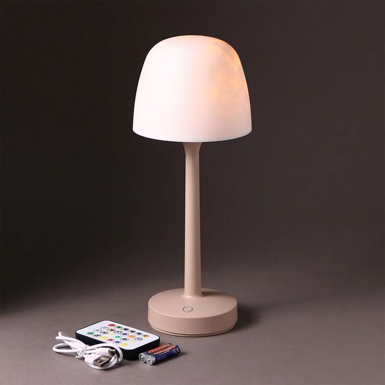 Bigsmall LED Table Lamp with Remote Control | Touch Sensor Bedside Night Lamp with Warm Light | Modern Desk Lamp forBedroom, Living Room & Home Décor